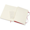 Блокнот MOLESKINE Classic Soft Pocket, красный, в клетку QP612F2
