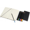 Набор MOLESKINE Art Collection Sketching: блокнот для рисования и 12 акварельных карандашей BUNDARTCOLA